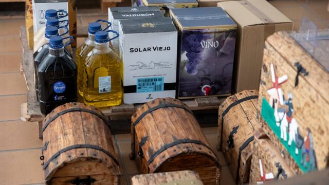 Cajas de vino y licores
